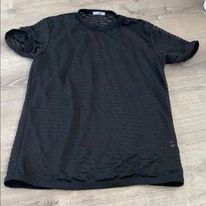 FN: men’s Striped  mesh top